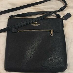 Coach black crossbody bag